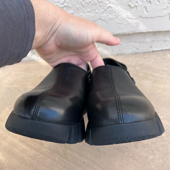 Zara x Vibram Black Slingback Clog Platform Slip On Shoes 42 main image 11